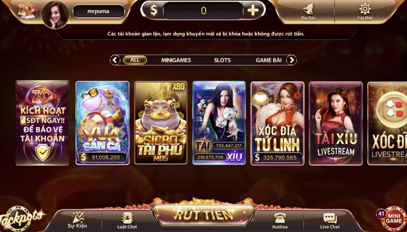 Độ hấp dẫn và đa dạng game hot tại Zowin