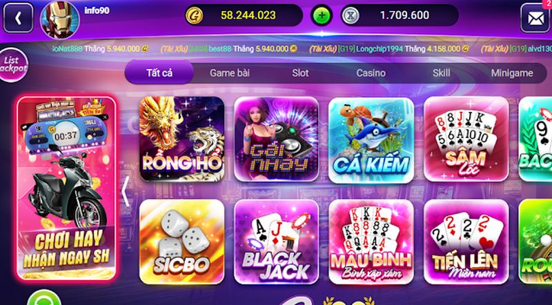 Quy trình rút tiền tại cổng game cũng được diễn ra tiện lợi