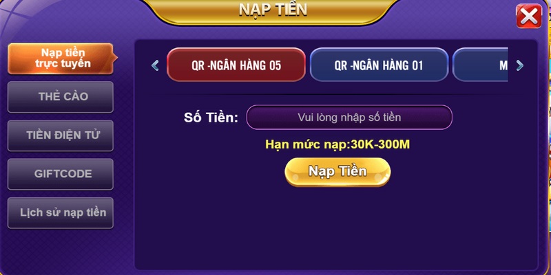 Hướng dẫn cách nạp tiền 68 game bài đơn giản