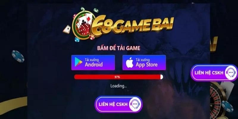 Tải app không thành công là một trong những lỗi thường gặp tại 68 game bài 